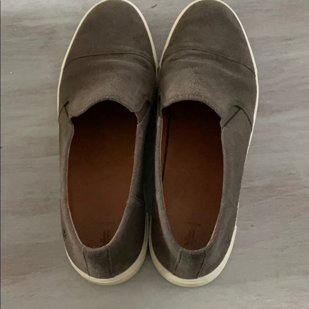 Suede Frye Slip On Sneakers